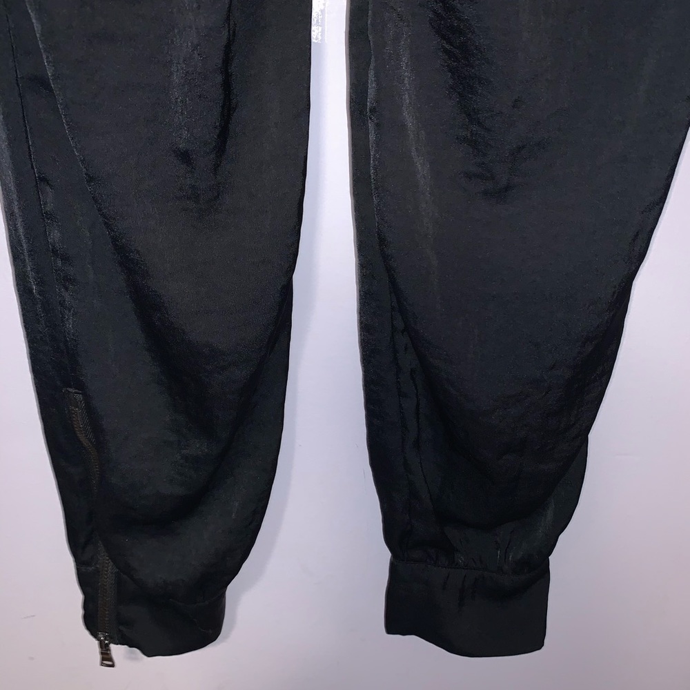 Princess Vera Wang Silk Jogger Pants Black Size XS - Picture 8 of 8